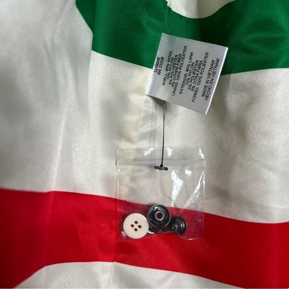 Pendleton Wool Mens Long Line Coat Jacket Glacier National Park Striped Liner M - Picture 6 of 10